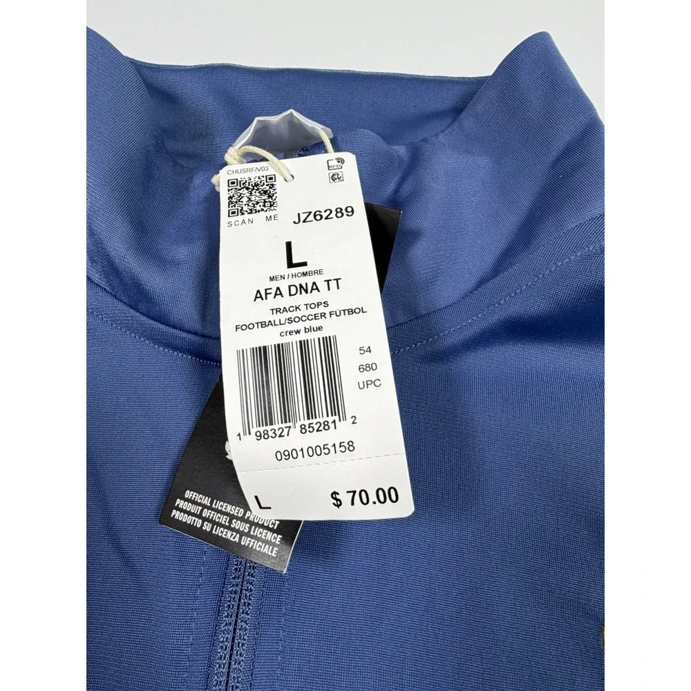 Adidas Argentina 2025-26 DNA Men's Large Track Jacket JZ6289 NWT $70 JZ6289